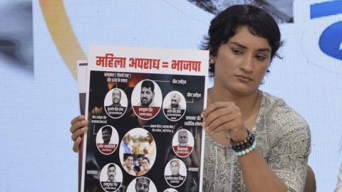 I am one of the six victims who filed sexual harassment complaint against Brij Bhushan: Vinesh Phoga