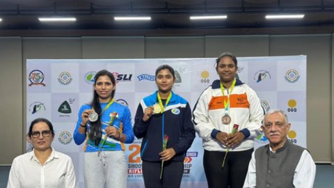 केएसएस मेमोरियल शूटिंग:  50 मीटर राइफल प्रोन इवेंट में नूपुर टॉप, अक्षधा ऐश्वर्या को दोहरी सफलता