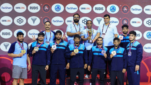 U23 Asian Wrestling Championships: ऐतिहासिक 27 पदकों के साथ भारत फ्रीस्टाइल टीम चैंपियन बना