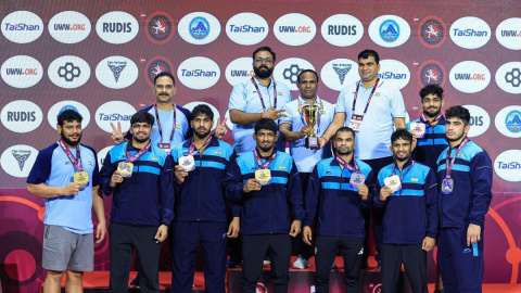 India crowned Freestyle team champions at U23 Asian Wrestling; bag historic 27-medal haul