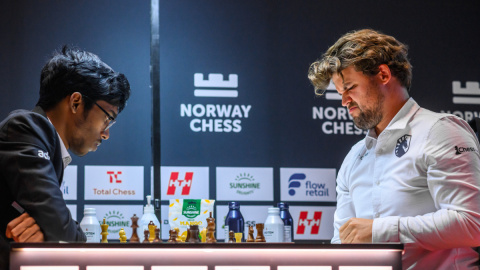 Norway Chess: Praggnanandhaa beats world No.1  Carlsen in rollercoaster round 3