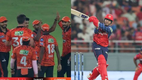 VIDEO: पैट कमिंस के जाल में फंसे प्रियांश आर्या, पहले ही ओवर में गंवाया विकेट