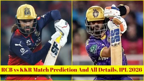 RCB vs KKR Match Prediction, IPL 2026: रॉयल चैलेंजर्स बेंगलुरु बनाम कोलकाता नाइट राइडर्स! यहां देखें