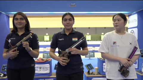 Shooting World Cup Munich: Suruchi defends her gold, Esha wins silver as India rises to top of the t