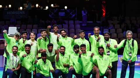 Thomas & Uber Cup: India pack off Chinese Taipei to reach semis, assured of a medal (Ld)