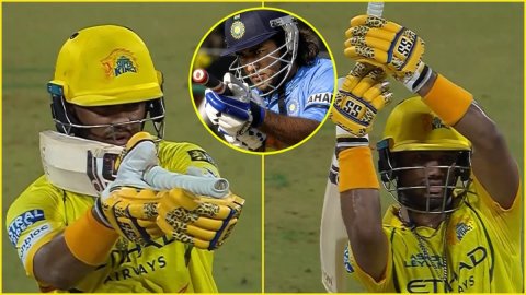 20 साल के Kartik Sharma ने दिलाई 24 साल के MS Dhoni की याद, CSK को जीत दिलाकर किया 'गन सेलिब्रेशन'