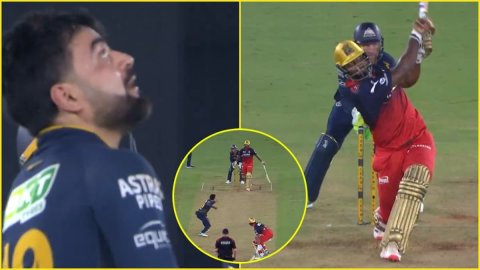Live Match में Rashid Khan ने लिए मज़े, फिर Romario Shepherd ने दो छक्के ठोककर तोड़ा गुरुर; देखें VI