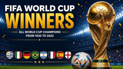  FIFA World Cup Winners from 1930 to 2022