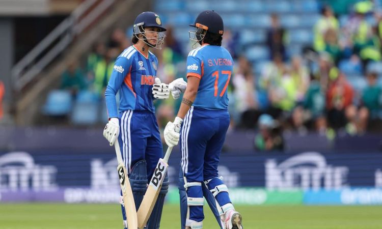 Smriti and Shafali shine with the bat as India set a massive 210 run target for the Netherlands