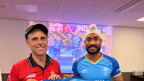 Hockey India congratulates Jugraj Singh on completing 100 international caps