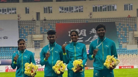 एशियन रिले चैंपियनशिप: भारत की बेटियों ने लहराया तिरंगा, 4x100 मीटर टीम रेस में जीता गोल्ड