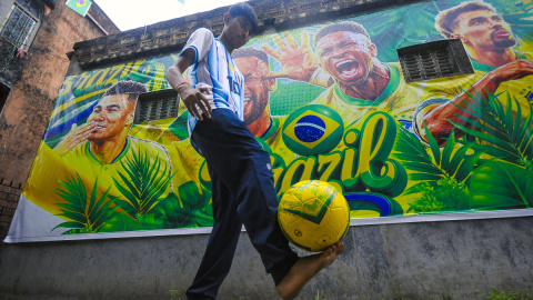 Kolkata: Football Fans Prepare for FIFA World Cup