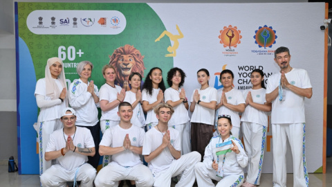 1st World Yogasana Sports Championship to be hosted in Ahmedabad today, PM Modi to attend virtually