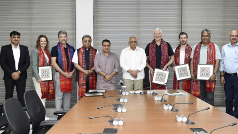 गुजरात: वर्ल्ड एथलेटिक्स के प्रतिनिधिमंडल ने सीएम भूपेंद्र पटेल और डिप्टी सीएम हर्ष संघवी से की भेंट