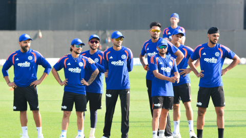 Dharamsala: Team India Train Ahead of First ODI 