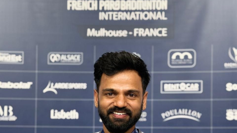 Krishna Nagar stuns Paralympic champion Charles Noakes French Para Badminton International gold