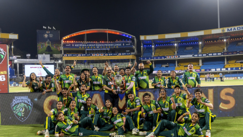 Pooja Vastrakar leads Chambal Ghariyals to maiden MPL T20 Scindia Cup title