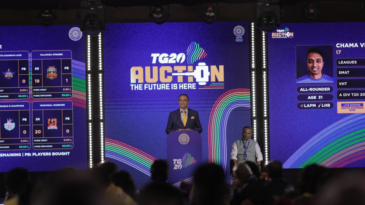 Tilak, Siraj Headline TG20 Auction’s Icon Category; Arfaz Ahmed ...