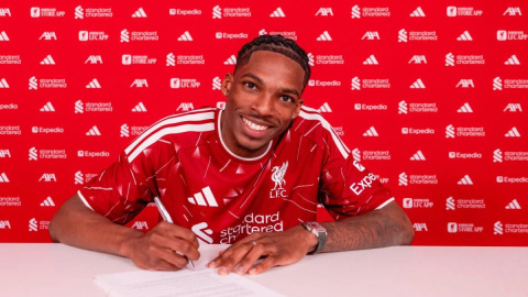 Excited to get started: French defender Jeremy Jacquet joins Liverpool from Rennes