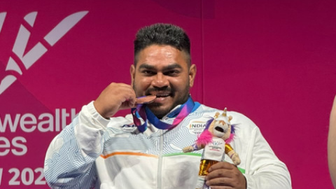 सीडब्ल्यूजी 2026: झंडू कुमार ने दिलाया भारत को पहला मेडल, पैरा पावरलिफ्टिंग में जीता ब्रॉन्ज