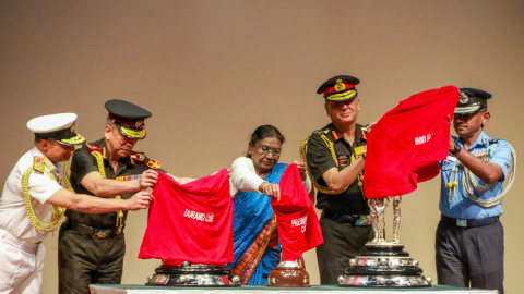 New Delhi: President Murmu unveils Durand Cup 2026 trophies
