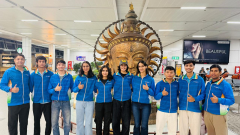 Indian fencing squad departs for Senior World Championships 2026 in Hong Kong