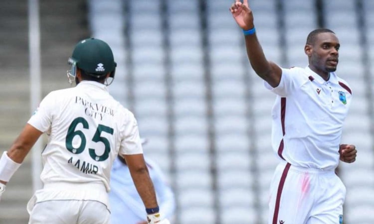 WI vs PAK 1st Test: ग्रीव्स की शानदार गेंदबाजी के आगे पस्त हुई पाकिस्तान, वेस्टइंडीज ने बनाई 29 रन की बढ़त