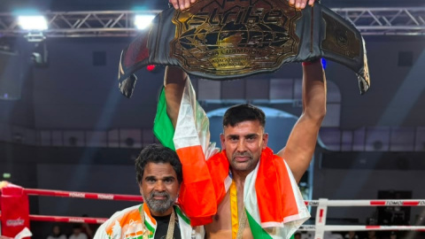 Sangram Singh becomes first Indian to win Asian Championship title after defeating Pakistani fighter