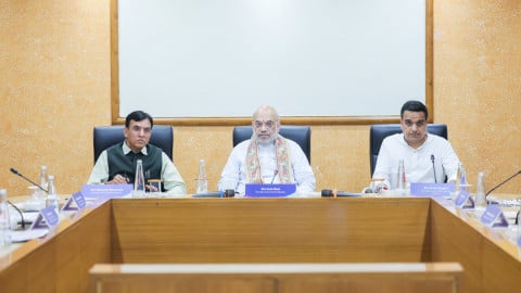 Home Minister Amit Shah chairs review meeting on Indias bid for 2036 Olympics