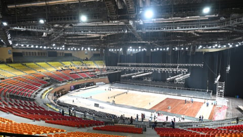 New Delhi: Preparations underway for BWF World Championships