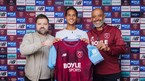 Divine Mukasa joins West Ham United on season-long loan from Man City (Image Credit: West Ham United