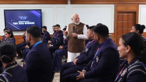 आपने सिर्फ मेडल ही नहीं बढ़ाए, बल्कि एक पीढ़ी तैयार की है, सीडब्ल्यूजी 2026 के मेडल विजेताओं से बोले