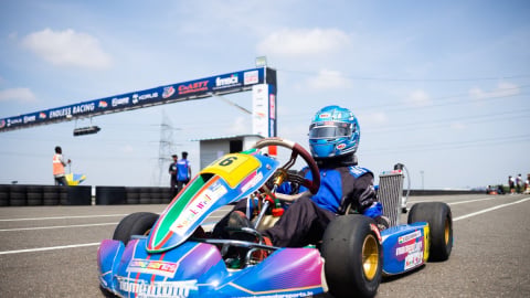 Narain Karthikeyans son Shiv Neel, Rehan Khan dazzle in 3rd round of IAME India Series karting