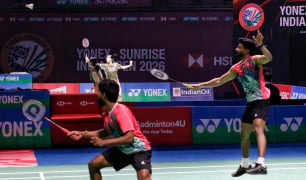 ‘Parents are watching me live after 13 years’: Arjun-Hariharan savour Badminton WC opener win