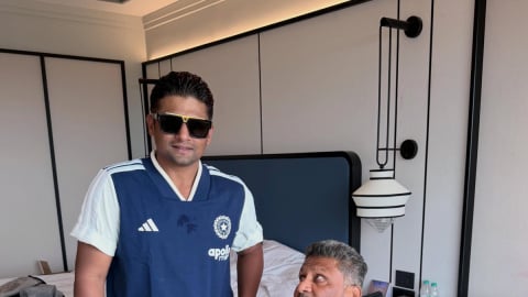 Sarfaraz Khan marks India return with Instagram post alongside father Naushad