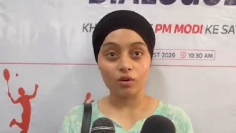 खेलो इंडिया संवाद कार्यक्रम: पंजाबी विश्वविद्यालय में वीसी और अंतरराष्ट्रीय पहलवान अरुंधती चौधरी ने विद्यार्थियों से बातचीत की