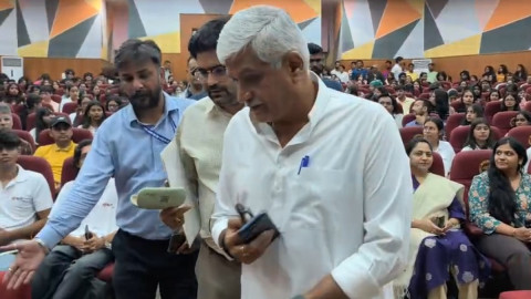 जोधपुर: खेलो इंडिया डायलॉग कार्यक्रम में पहुंचे केंद्रीय मंत्री गजेंद्र शेखावत, युवाओं को प्रेरित किया