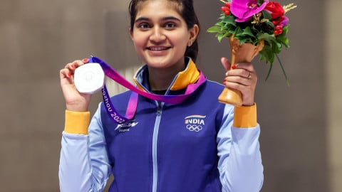 Asian Games: Esha wins silver in womens 25m pistol after thrilling shoot-off