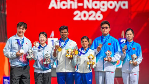 Asian Games: India sweep all three compound archery team golds in dominant display (Roundup)