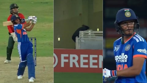 Harmanpreet Kaur के मॉन्स्टर सिक्स से बाल-बाल बचा सिक्योरिटी गार्ड