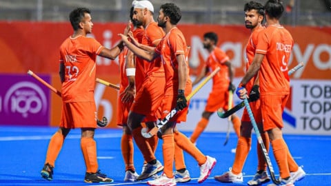 एशियन गेम्स: जुगराज का चौका, अभिषेक की हैट्रिक, भारतीय पुरुष हॉकी टीम ने श्रीलंका को 16-1 से रौंदा