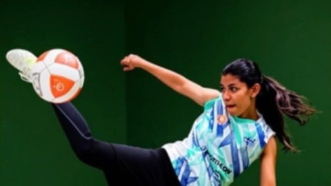 एशियन गेम्स: क्विम्सी डिसूजा टेकबॉल के कांस्य पदक मुकाबले में जापान की साकामोटो से हारीं