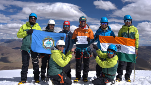 लद्दाख में एनआईएमएएस का कारनामा, 23 दिनों में 20 अविजित चोटियों पर फहराया तिरंगा