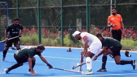 Sr Men Inter-Department Hockey: PSPB, RSPB, FCI, SAI win one-sided matches