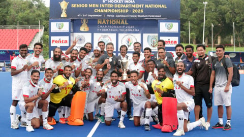 Sr Men Inter-Department National Hockey: Railway Sports Promotion Board clinch title