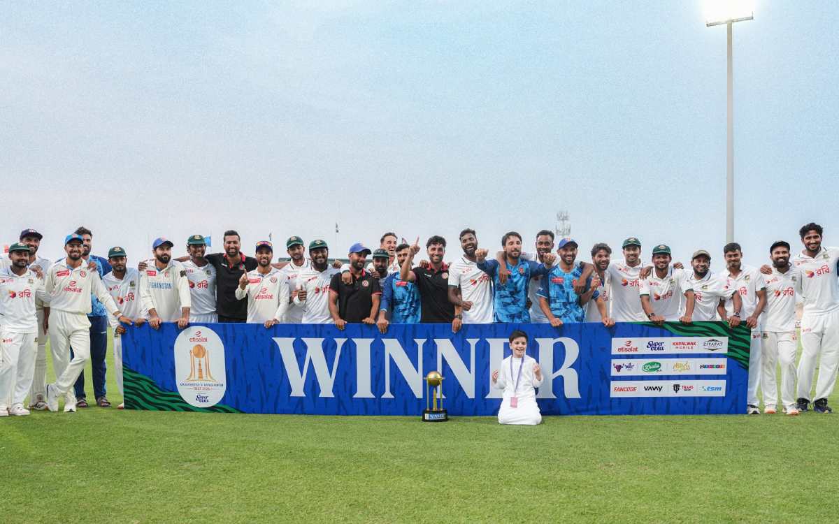 Afghanistan Produce Thrilling Rearguard To Save Bangladesh Test On ...