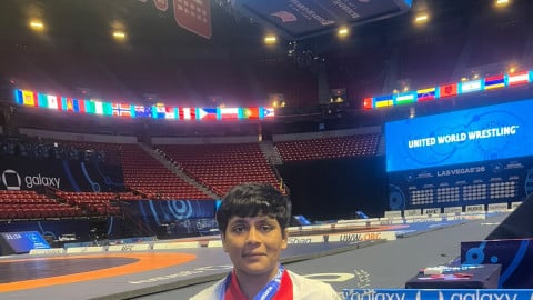 Amruta Pujari wins silver in womens 72kg in Under-23 Wrestling World Championship