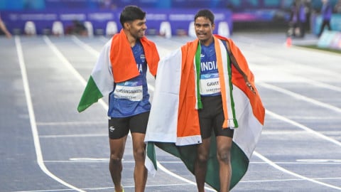 Asian Para Games: Dilip Gavit wins gold, Basil clinches silver in Men’s 100m T47 Final