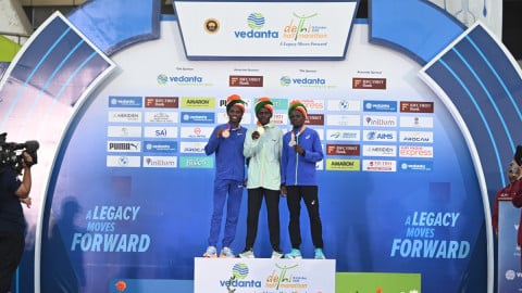 Delhi Half Marathon: Matata shatters course record, Alemu bags women’s title
