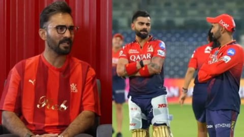 Dinesh Karthik ने दुनिया के अपने पसंदीदा पांच टी20 बल्लेबाजों के नाम बताए हैं। उनकी इस लिस्ट में Virat Kohli, Rajat Patidar, Tim David समेत RCB के तीन खिलाड़ी शामिल हैं।